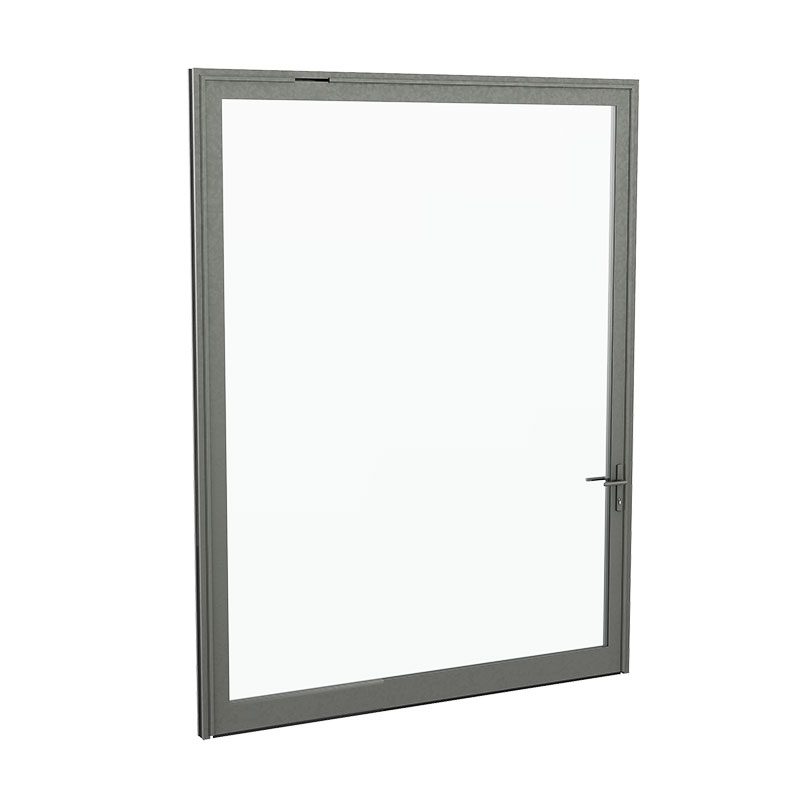 Metal Arte Pivot Door Inswing Rendering